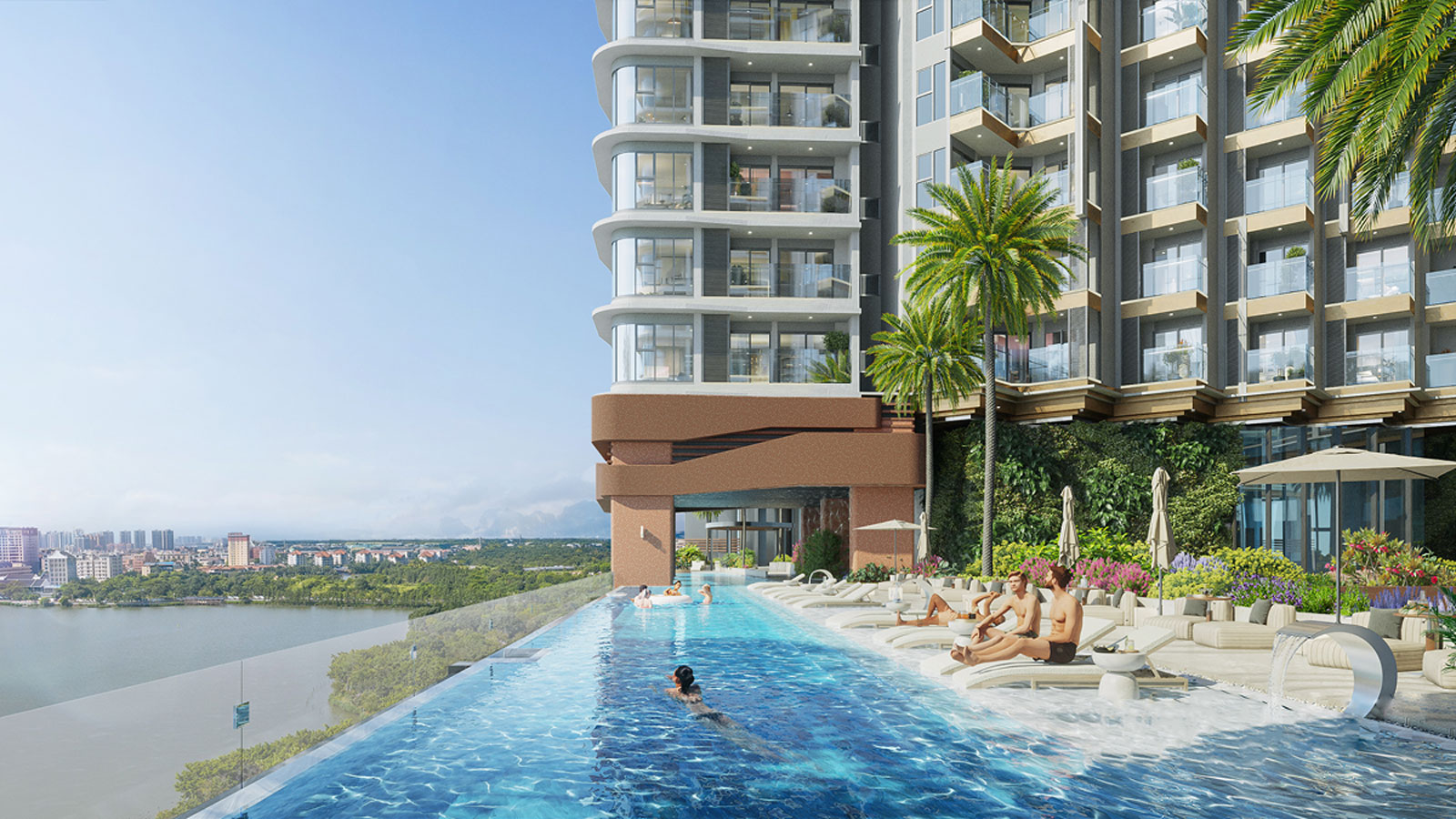Mô hình resort nature living tại dự án Imperia Holiday Hạ Long